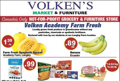 Volken's Market & Furniture Flyer September 28 to October 4