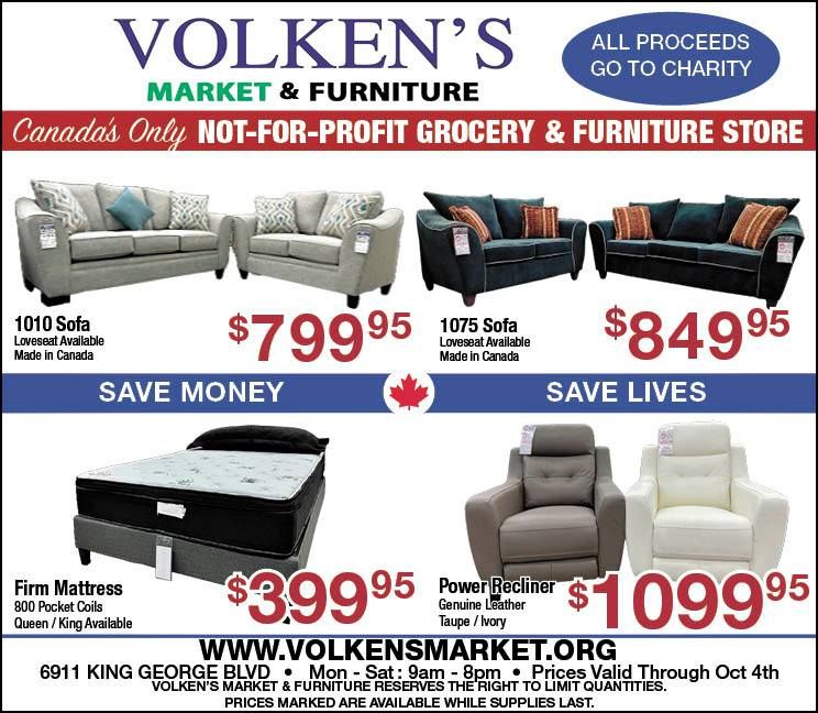 Volken's Market & Furniture Flyer September 28 to October 4