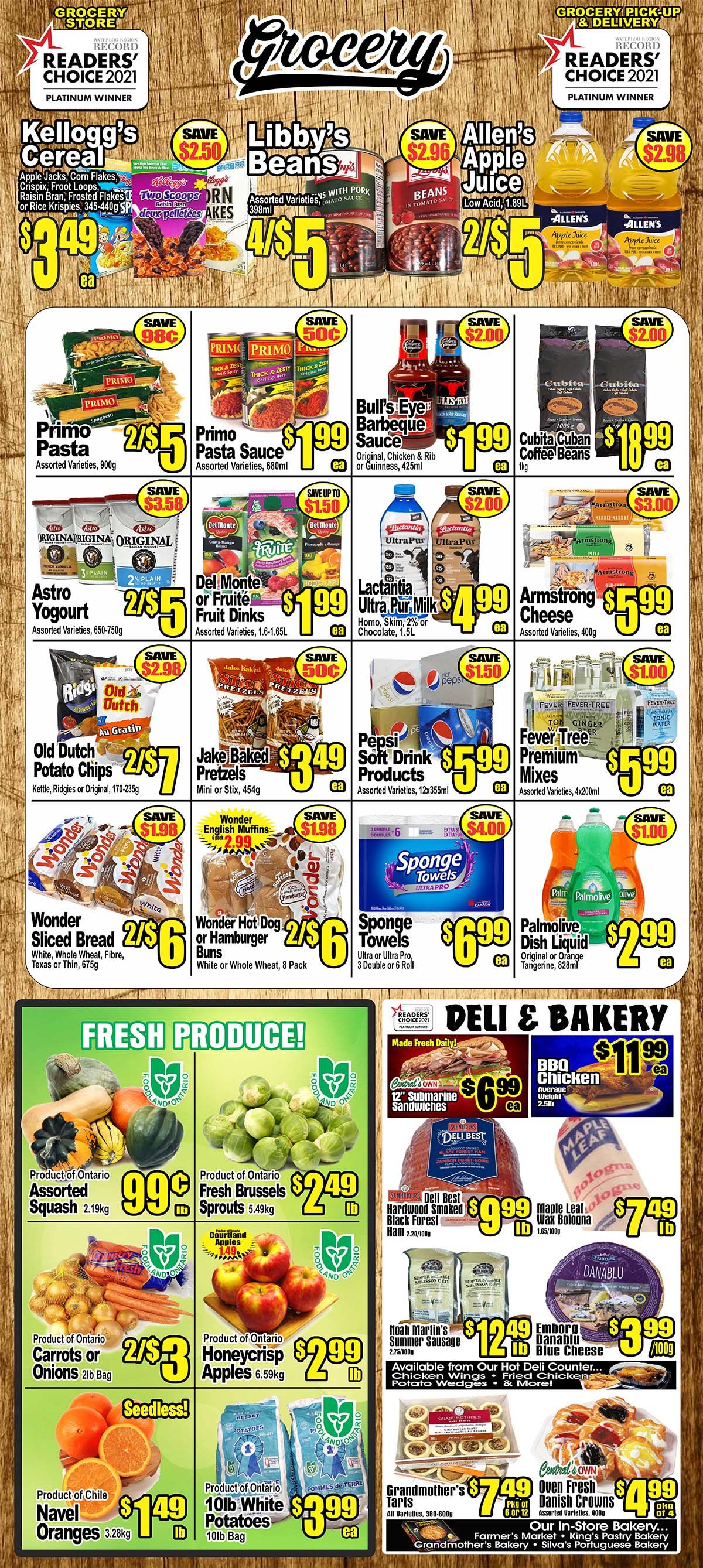 Central Fresh Market Flyer September 29 to October 6