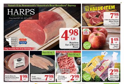 Harps Hometown Fresh (AR, KS, MO) Weekly Ad Flyer Specials September 28 to October 4, 2022