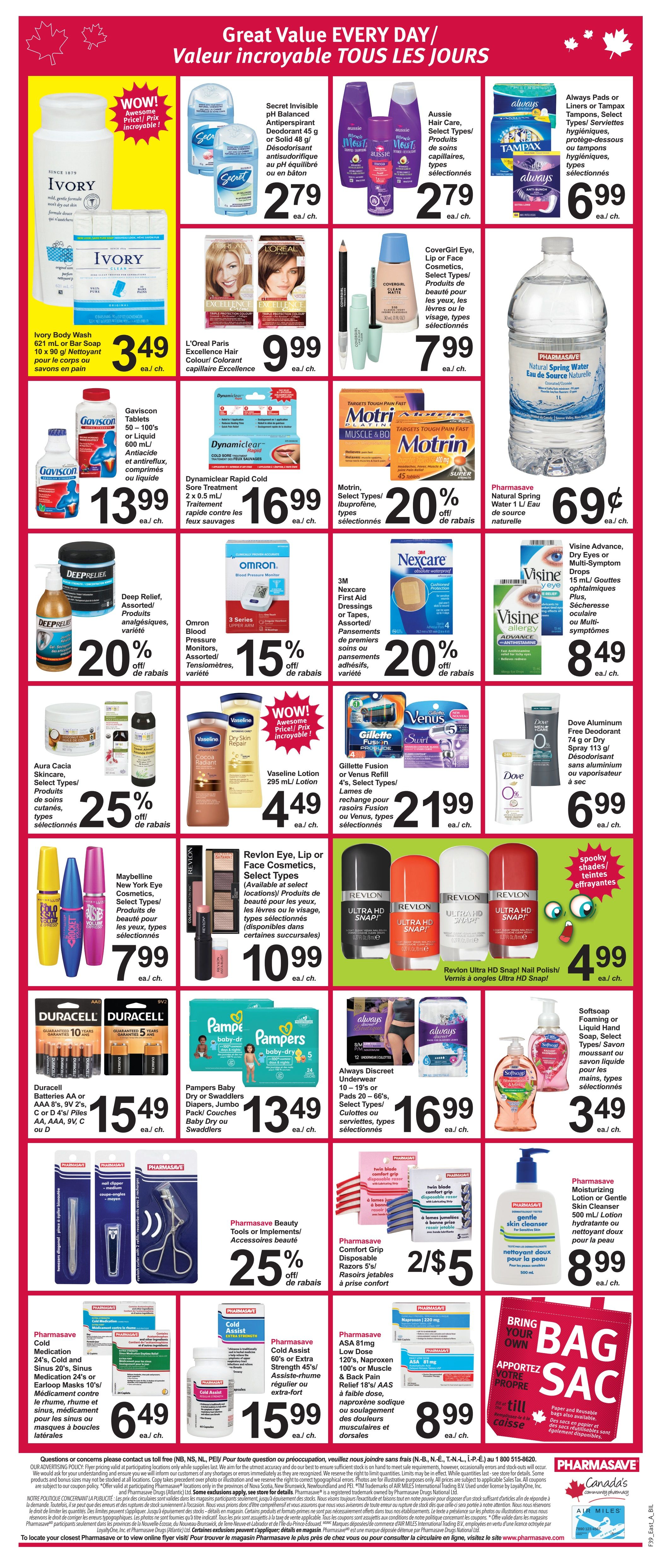 Pharmasave (NB) Flyer September 30 to October 6