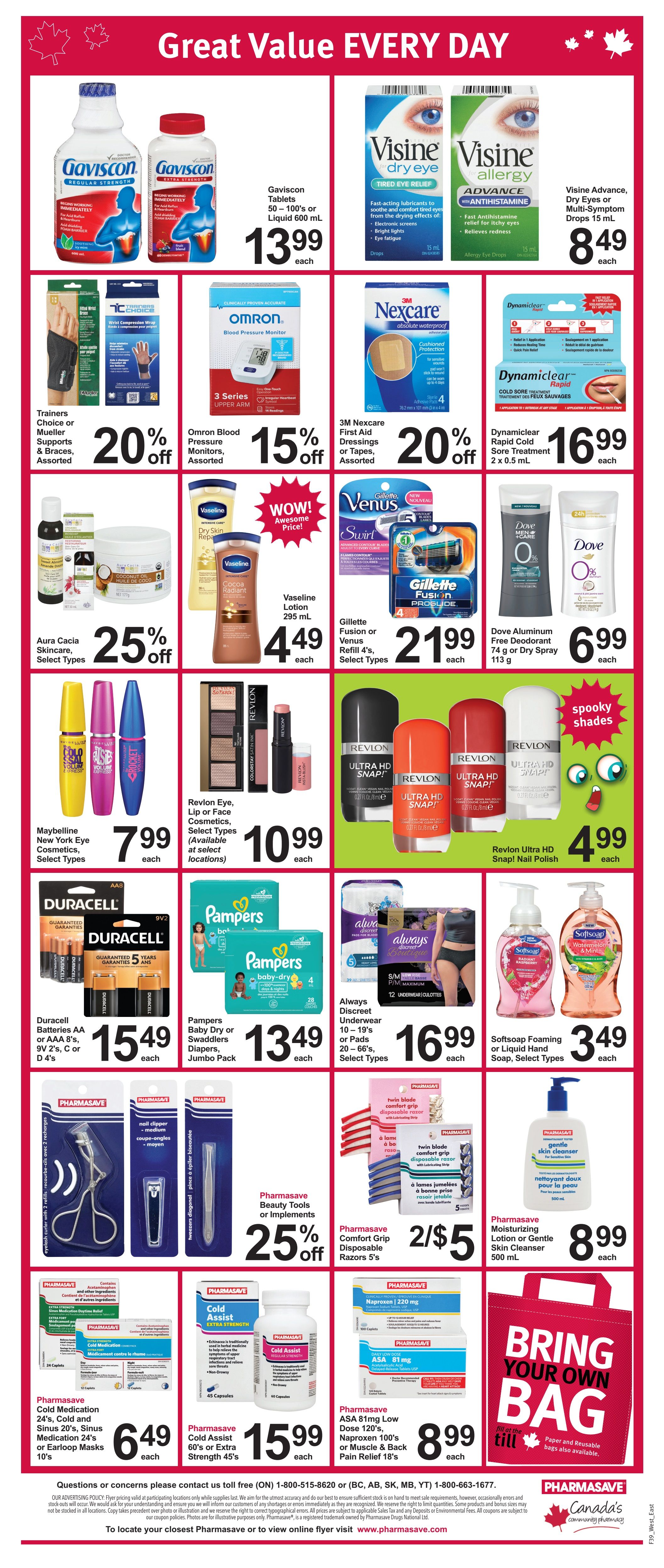 Pharmasave (West) Flyer September 30 to October 6