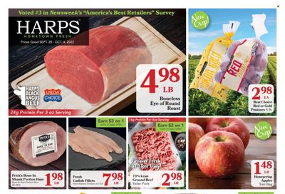 Harps Hometown Fresh (OK) Weekly Ad Flyer Specials September 28 to October 4, 2022