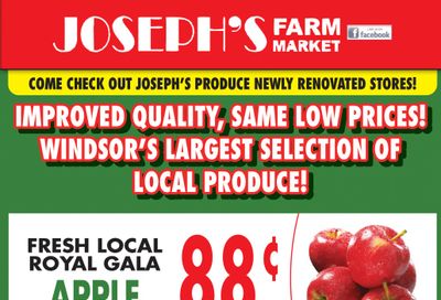 Joseph's Farm Market Flyer September 29 and 30