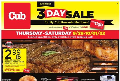 Cub Foods (MN) Weekly Ad Flyer Specials September 29 to October 1, 2022