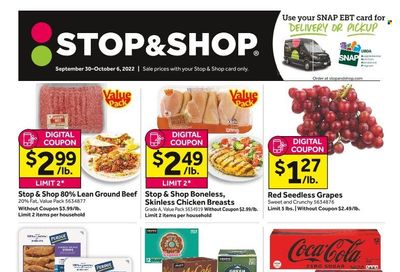 Stop & Shop (NY) Weekly Ad Flyer Specials September 30 to October 6, 2022