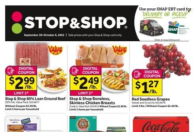 Stop & Shop (MA) Weekly Ad Flyer Specials September 30 to October 6, 2022