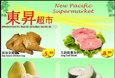 New Pacific Supermarket Flyer September 30 to October 3