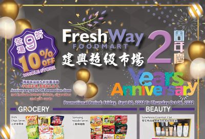 FreshWay Foodmart Flyer September 30 to October 6
