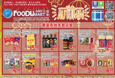 FoodyMart (HWY7) Flyer September 30 to October 6