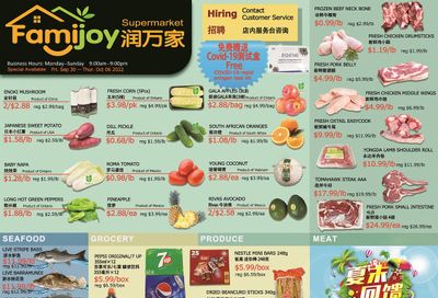 Famijoy Supermarket Flyer September 30 to October 6