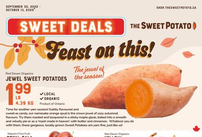The Sweet Potato Flyer September 30 to October 13