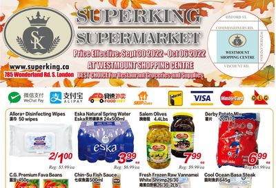 Superking Supermarket (London) Flyer September 30 to October 6