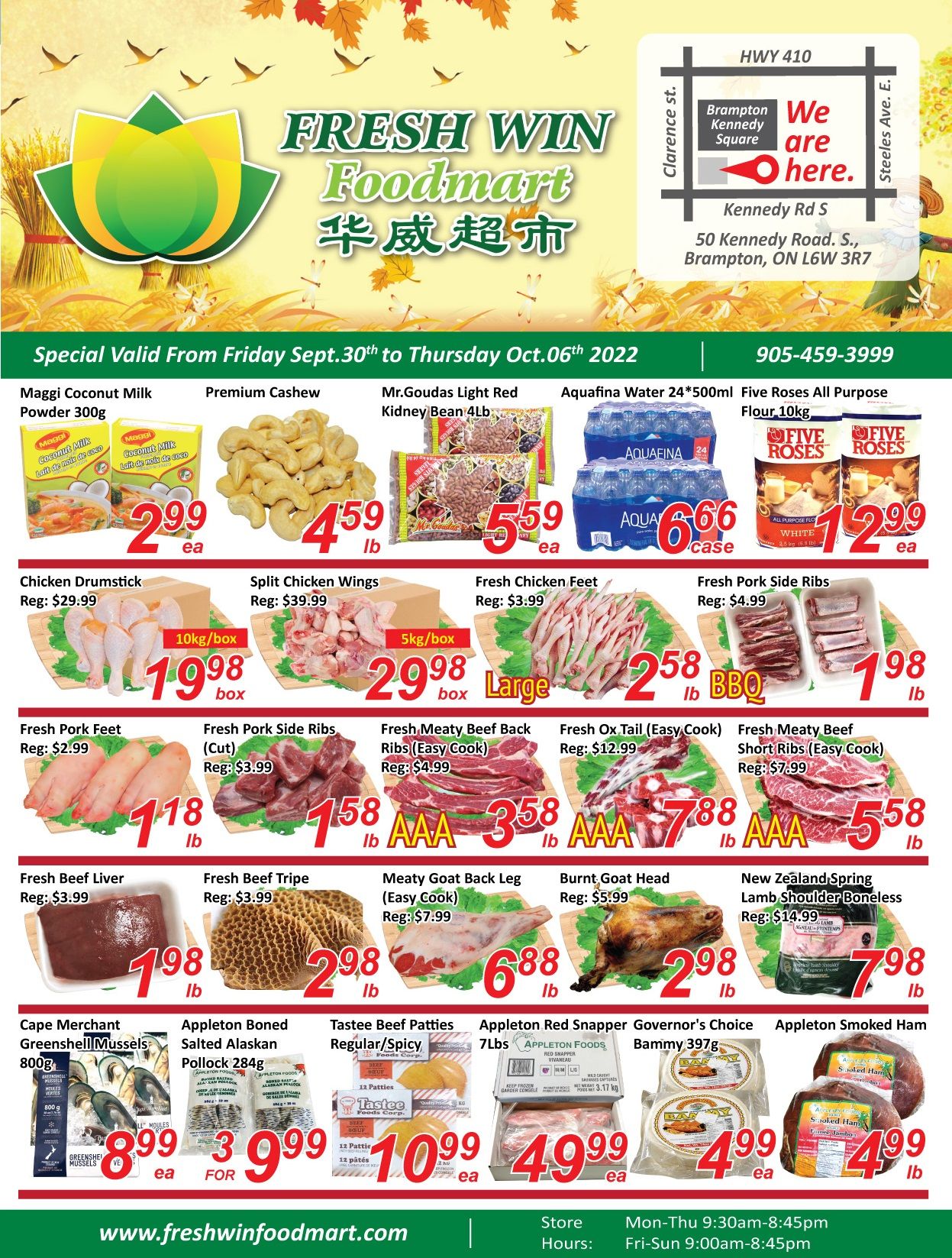 Fresh Win Foodmart Flyer September 30 to October 6