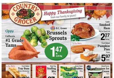 Country Grocer Flyer September 30 to October 6
