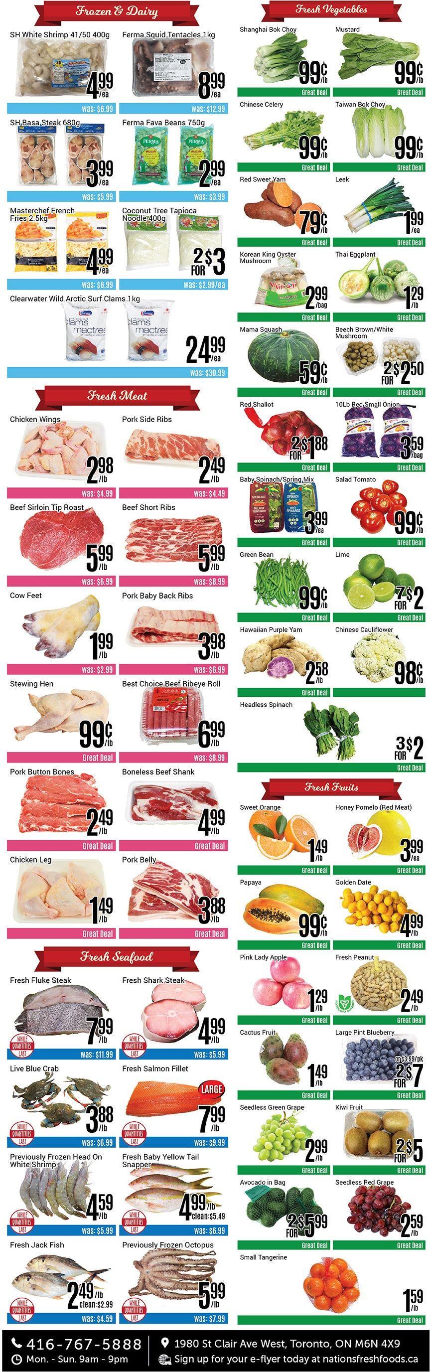 Nations Fresh Foods (Toronto) Flyer September 30 to October 6