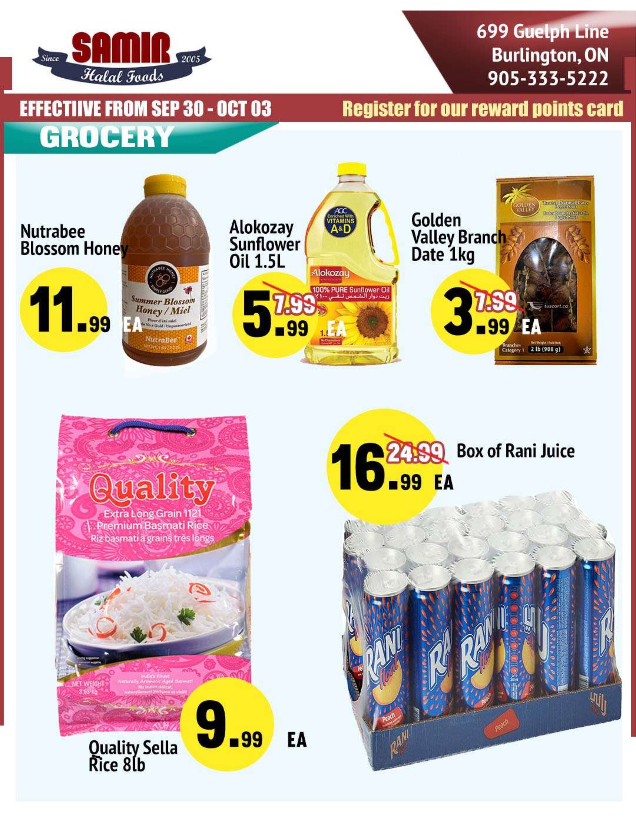 Samir Supermarket Flyer September 30 to October 3
