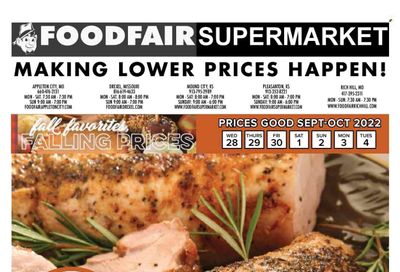Food Fair Supermarket (CA, KS, MO) Weekly Ad Flyer Specials September 28 to October 4, 2022