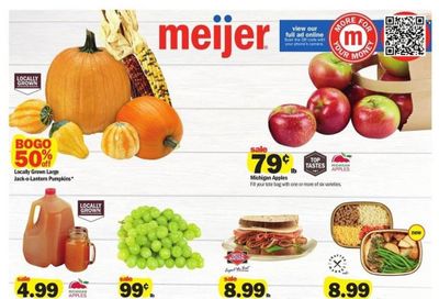 Meijer (OH) Weekly Ad Flyer Specials October 2 to October 8, 2022