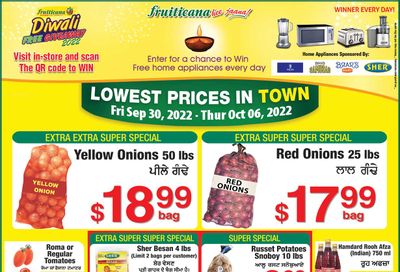 Fruiticana (Chestermere) Flyer September 30 to October 6