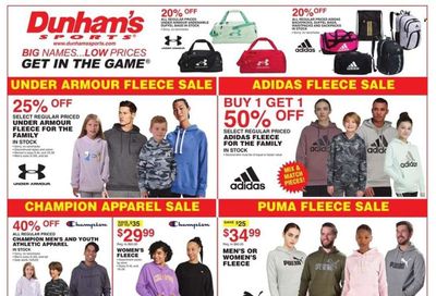 Dunham's Sports (MI) Weekly Ad Flyer Specials October 1 to October 6, 2022