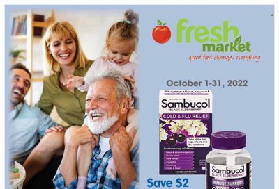 Fresh Market (UT) Weekly Ad Flyer Specials October 1 to October 31, 2022
