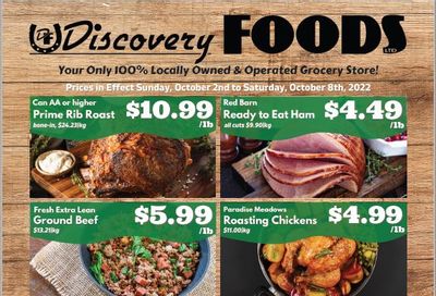 Discovery Foods Flyer October 2 to 8