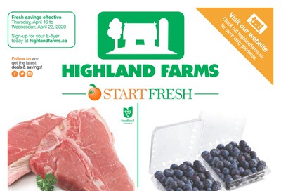 Highland Farms Flyer April 16 to 22