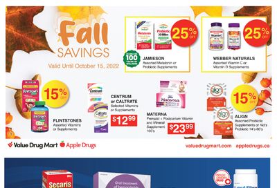 Apple Drugs Flyer October 2 to 15