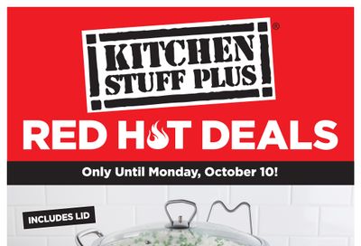 Kitchen Stuff Plus Red Hot Deals Flyer October 3 to 10