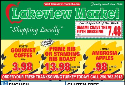 Lakeview Market Flyer October 3 to 9