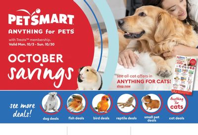 PetSmart Flyer October 3 to 30