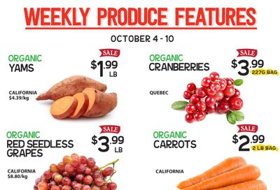 Pomme Natural Market Flyer October 4 to 10