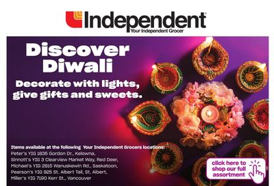 Independent (West) Discover Diwali Flyer September 29 to October 19