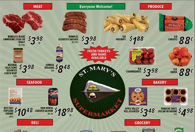 St. Mary's Supermarket Flyer October 5 to 11