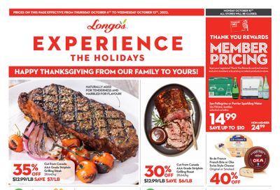 Longo's Flyer October 6 to 12