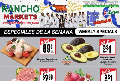 Rancho Markets (UT) Weekly Ad Flyer Specials October 4 to October 10, 2022