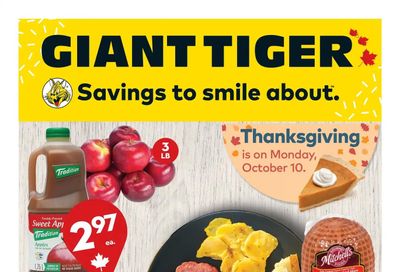 Giant Tiger (Atlantic) Flyer October 5 to 11