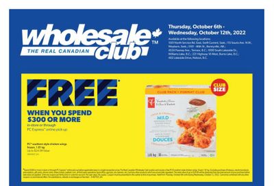 Real Canadian Wholesale Club Flyer October 6 to 12