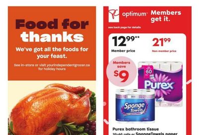 Independent Grocer (West) Flyer October 6 to 12