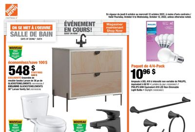 Home Depot (QC) Flyer October 6 to 12