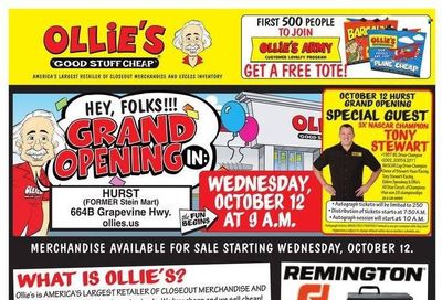 Ollie's Bargain Outlet Weekly Ad Flyer Specials October 12 to October 19, 2022