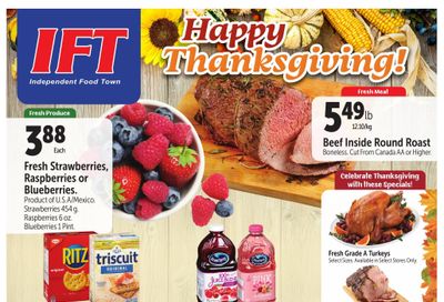 IFT Independent Food Town Flyer October 6 to 12