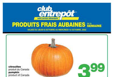 Wholesale Club (QC) Fresh Deals of the Week Flyer October 6 to 12