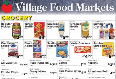 Village Food Market Flyer October 5 to 11