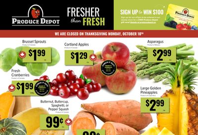 Produce Depot Flyer October 5 to 11