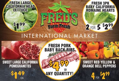 Fred's Farm Fresh Flyer October 5 to 11