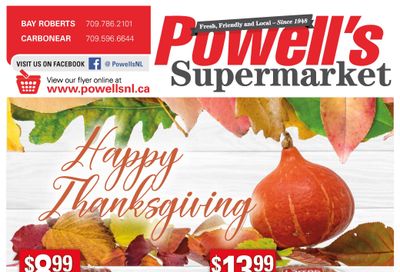 Powell's Supermarket Flyer October 6 to 12