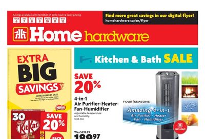 Home Hardware (Atlantic) Flyer October 6 to 12