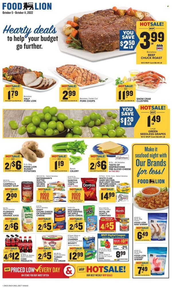 Food Lion (NC) Weekly Ad Flyer Specials October 5 to October 11, 2022